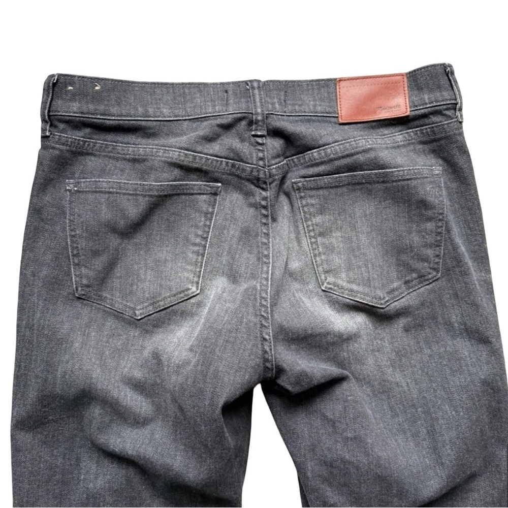 Madewell Black Slim Boyjean Jeans Relaxed Fit Size 27 Classic Denim Straight Leg - Picture 11 of 13